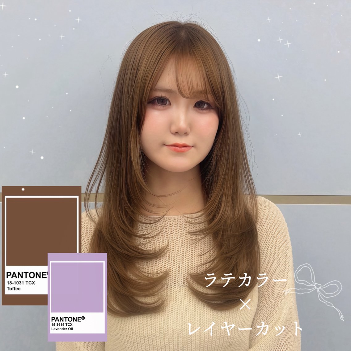 【🌟ミニモ限定メニュー🌟】 似合わせカット・透明感カラー⋆⭒˚.の写真