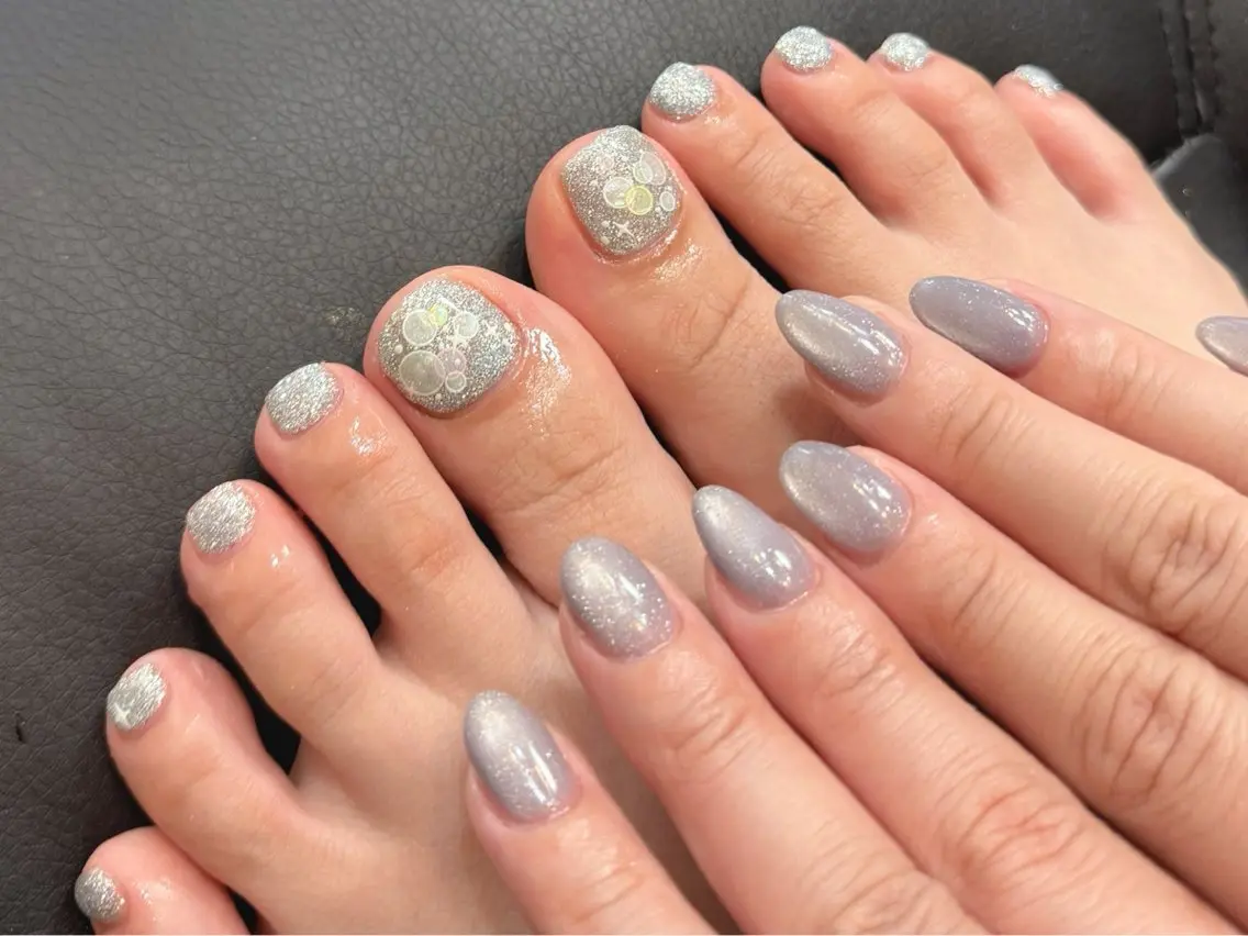 ネイル フットネイル ジェルネイル マグネットネイル メンズネイル ハンドネイル フットネイル MIMnail メンズネイリストのネイルデザイン