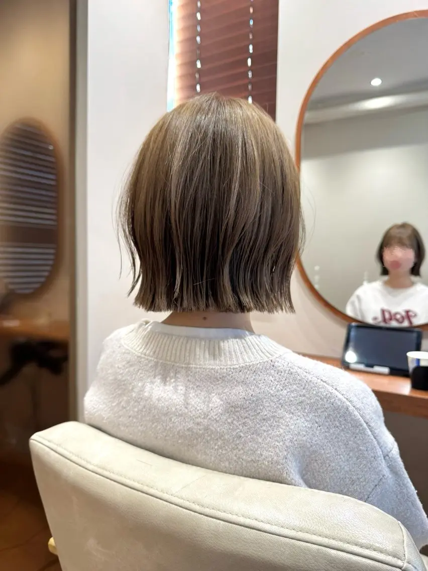 ショート カラー カット ヘアカラー トリートメント ボブ美容師💛 AYUMIのヘアスタイル