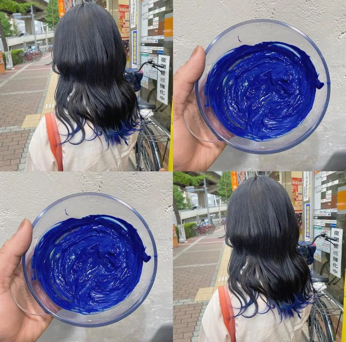 セミロング カラー 色落ちまで可愛い🧚 心斎橋hikaruのヘアスタイル