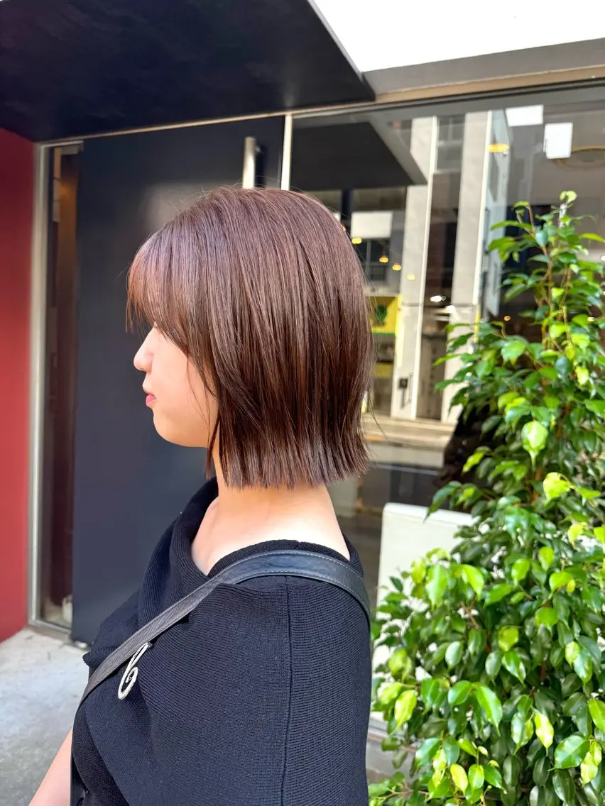 ショート カラー カット ヘアカラー 透明感カラー🌱 🍑天野琴音🍑のヘアスタイル