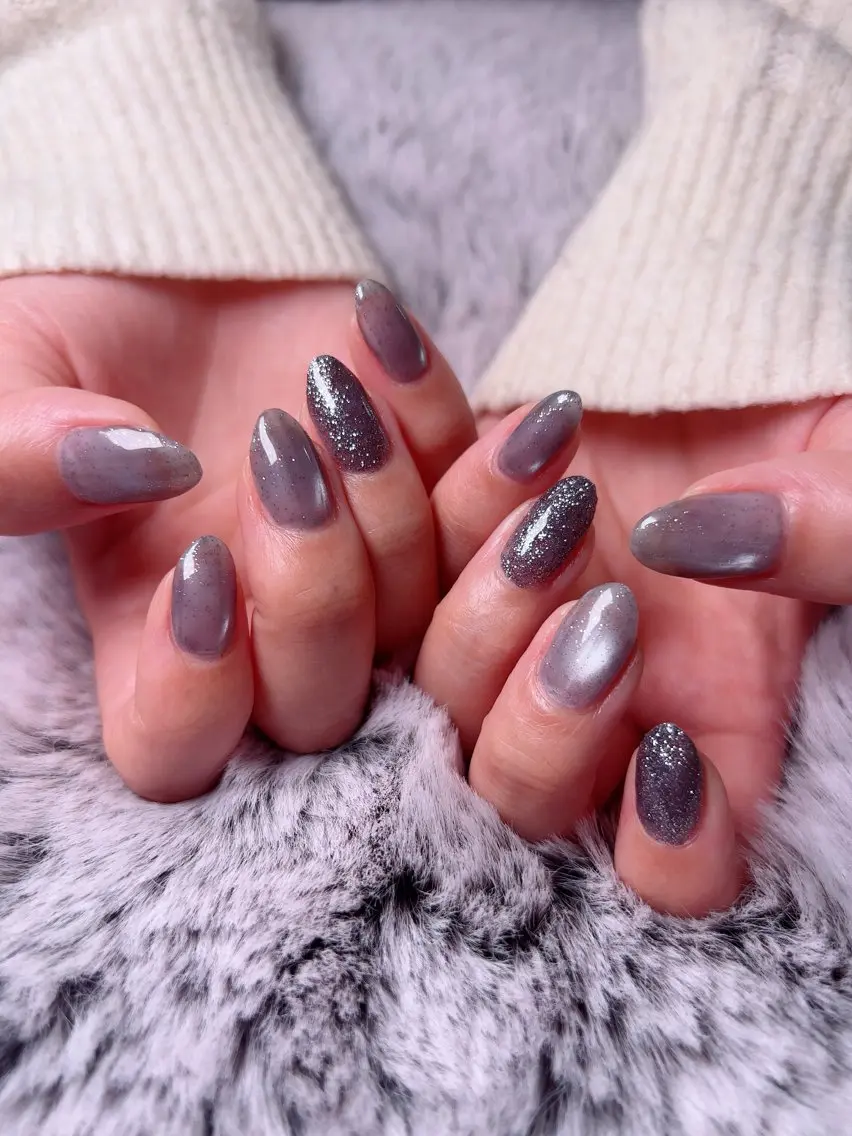 ネイル フラッシュネイル マグネットネイル ハンドネイル nailsalon magentaのネイルデザイン