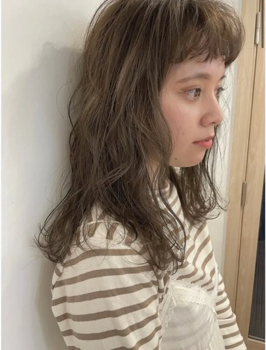 ロング カラー カット ヘアカラー トリートメント ヘッドスパ 柔らかいヘア/ 東徳嶺 みくのヘアスタイル