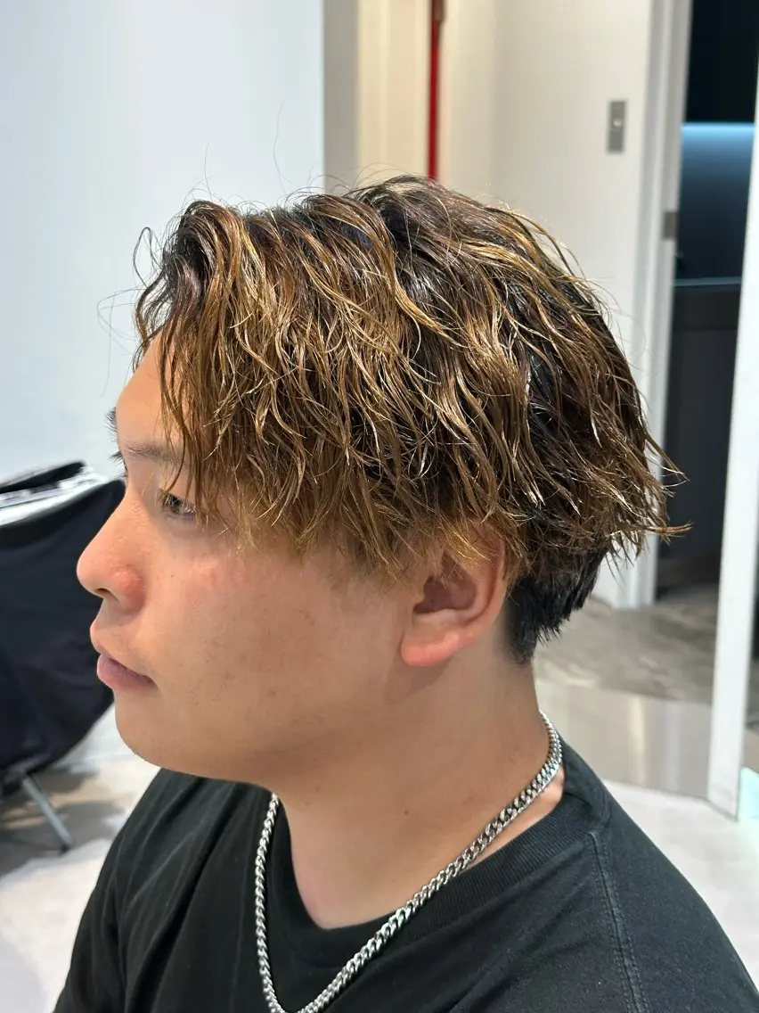 パーマ メンズ カット パーマ 【fifth】メンズ 特化!momokaのヘアスタイル