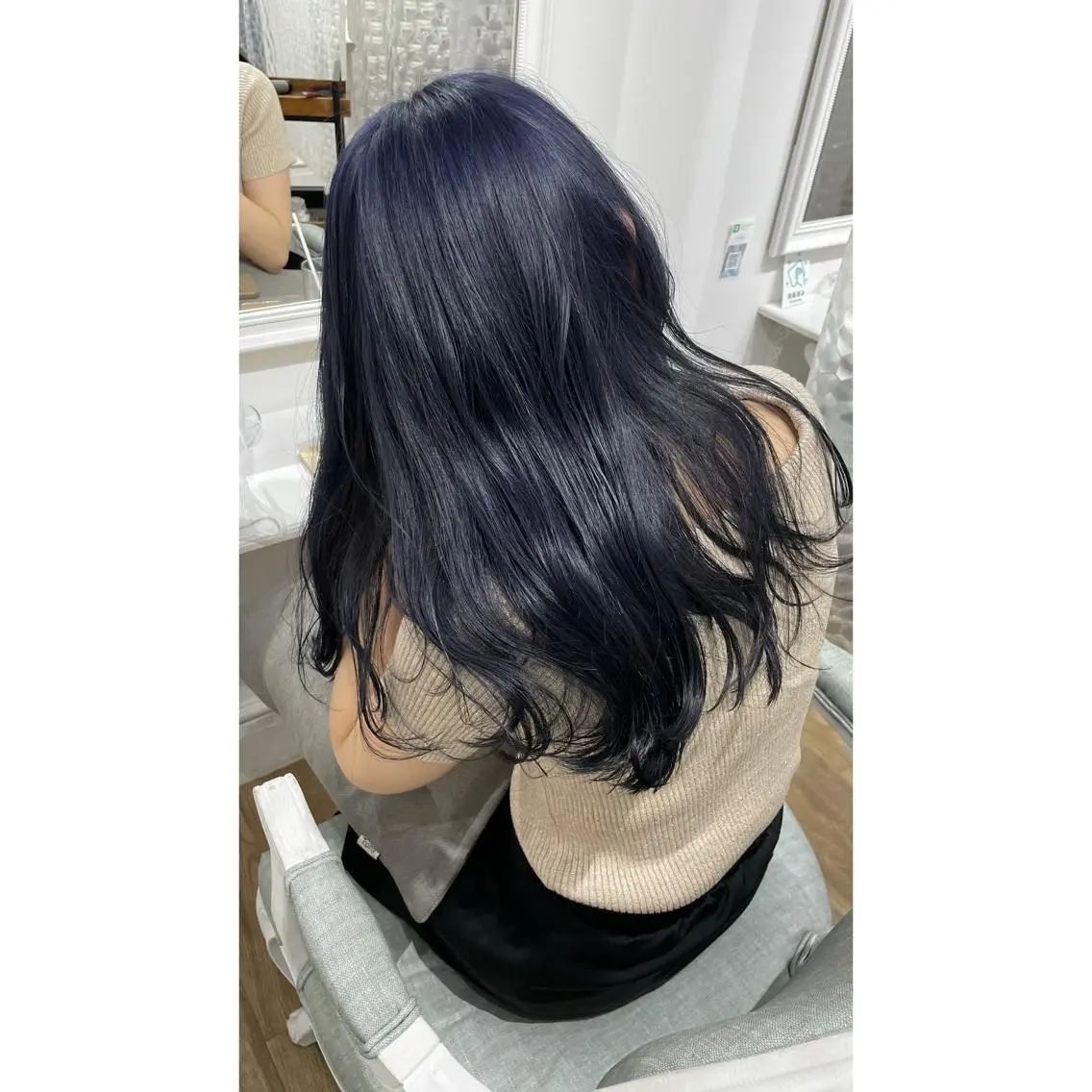 ロング カラー ヘアカラー トリートメント 梅田/髪質改善カラー ❄︎ mikiのヘアスタイル