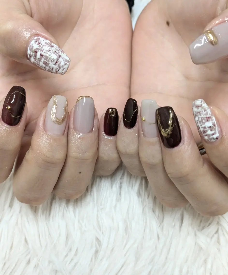 ネイル ハンドネイル 會田 瑠衣のネイルデザイン