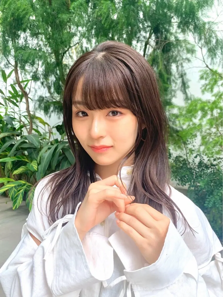 セミロング カット ヘアカラー トリートメント 高田 郁弥のヘアスタイル