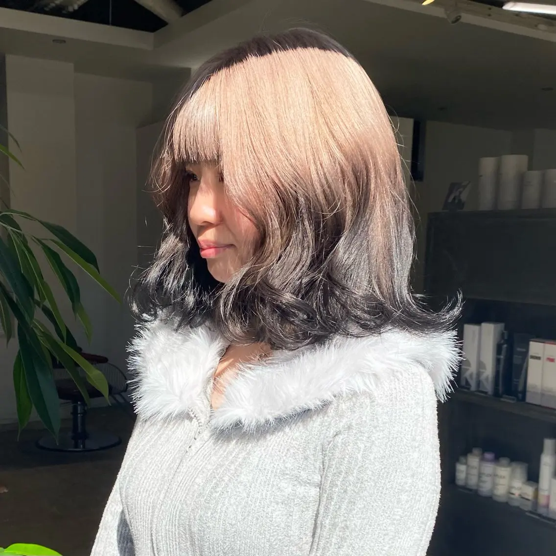 セミロング カラー ヘアカラー souco/ moenoのヘアスタイル