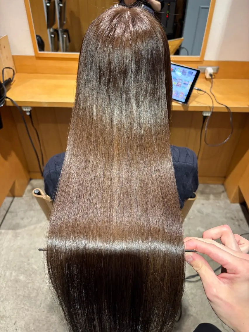 ロング カット ヘアカラー トリートメント 【Amphi Tokyo】宮原のヘアスタイル