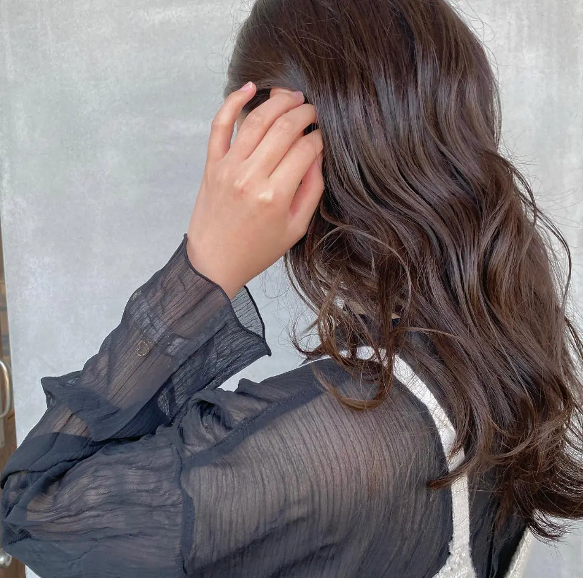 カラー ブラウンカラー ヘアカラー 石田 菜月のヘアスタイル