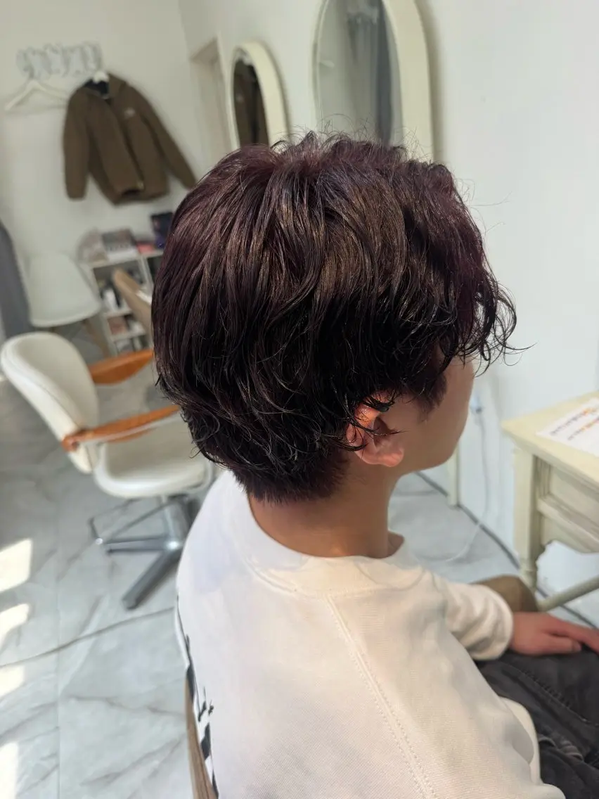 カラー メンズ 黒髪 20日◎髪質改善 misatoのヘアスタイル