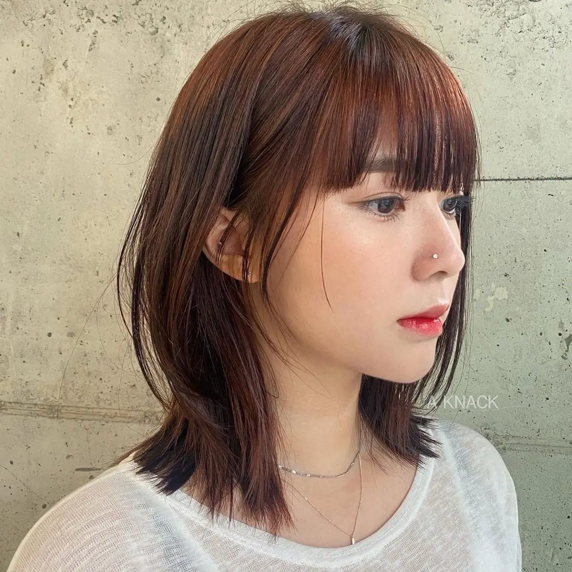 ミディアム レイヤーカット ちゃんゆ /伊藤有里のヘアスタイル