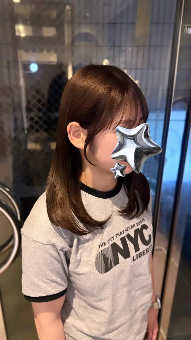 ミディアム ᴍᴏᴇ ‎ 〈 en. 〉のヘアスタイル