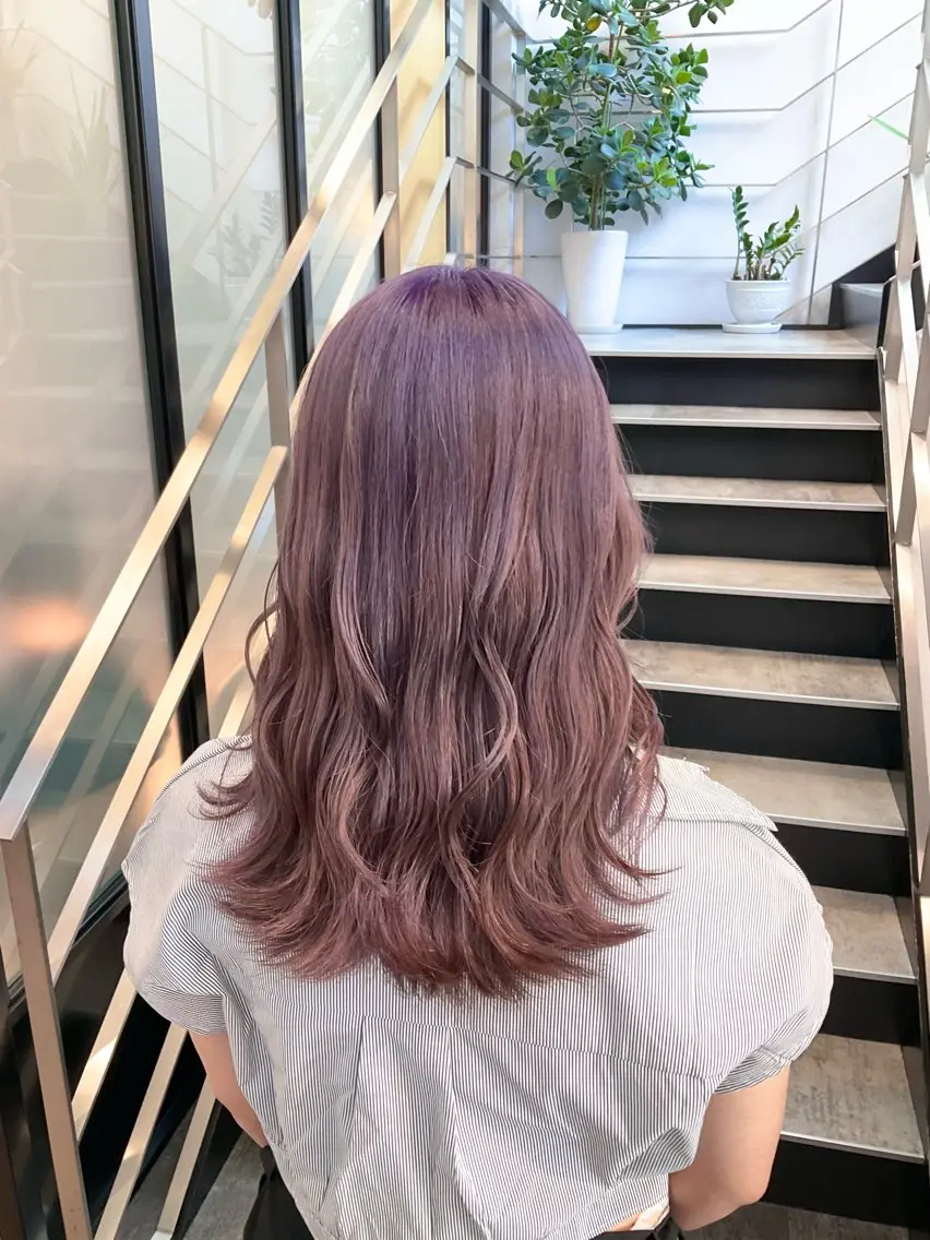 セミロング ヘアカラー トリートメント ヘアセット yoshi ☆のヘアスタイル