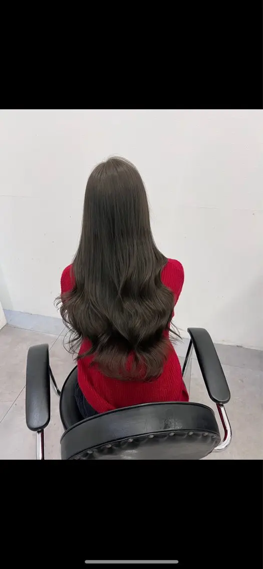 ロング しゅういち/赤み消し カラー特化のヘアスタイル