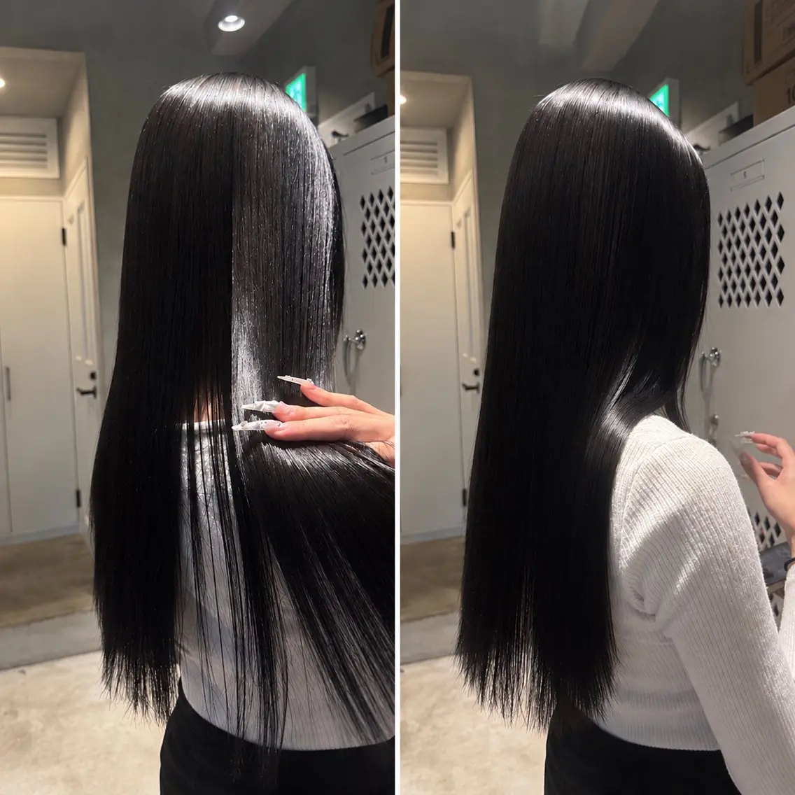 【ツヤ髪を目指す💘】縮毛矯正モデル🦄🫧の写真