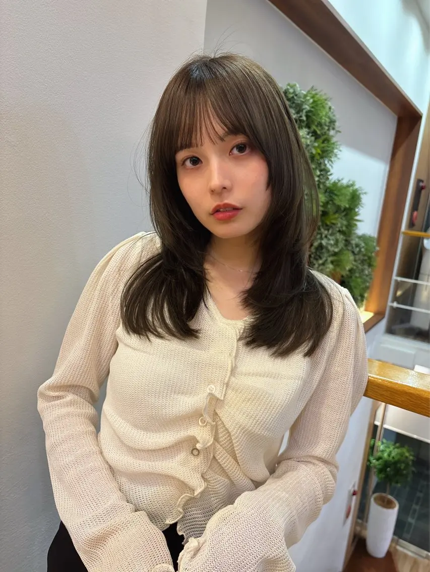 【special coupon✨】レイヤーカット+カラー+トリートメントの写真