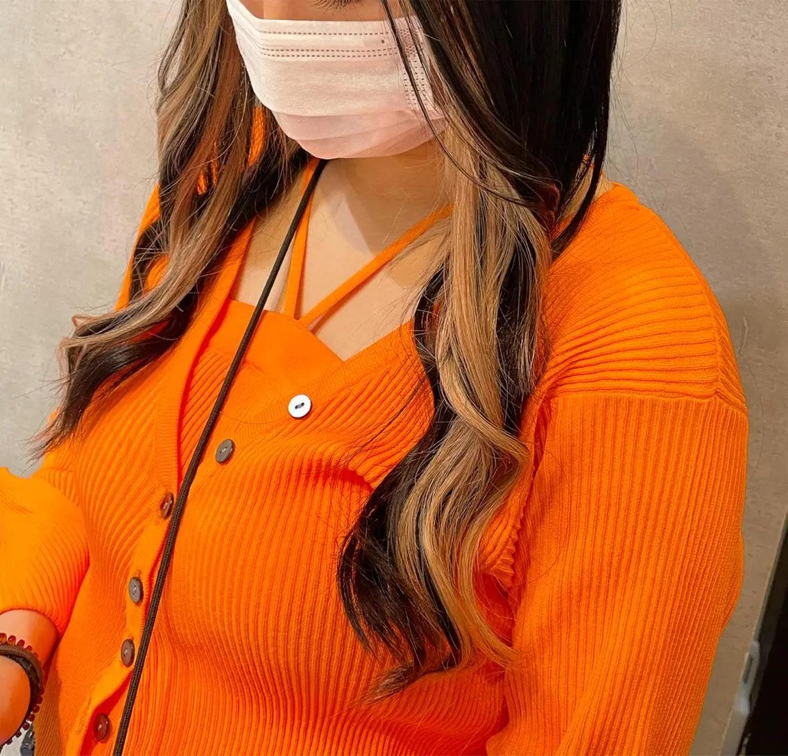 ロング エクステ ロング chic  有山 美瑠のヘアスタイル