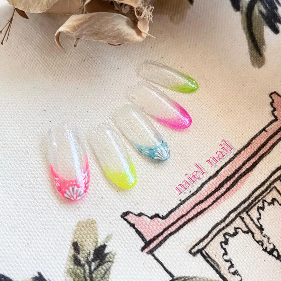 ネイル ハンドネイル miel nailのネイルデザイン