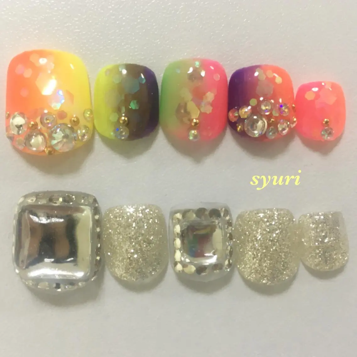 ネイル フットネイル syuri nailのネイルデザイン