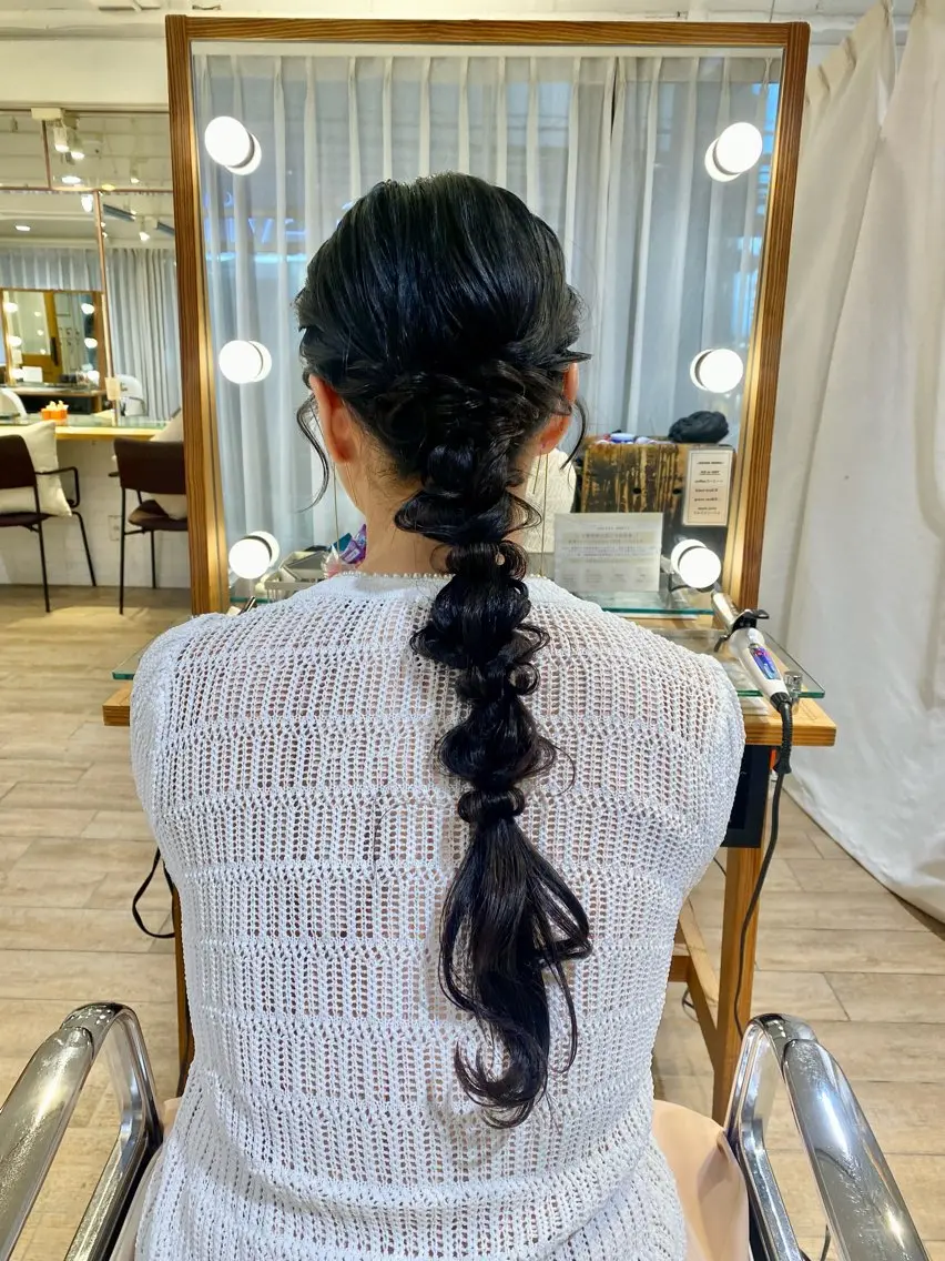 ロング ヘアアレンジ 金谷 美幸のヘアスタイル