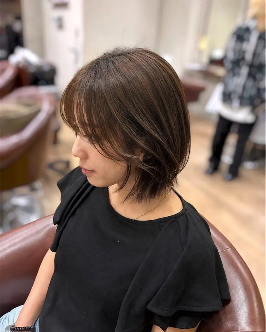 ショート カラー カット ヘアカラー トリートメント 🍎ボブ🍎 SAYAのヘアスタイル