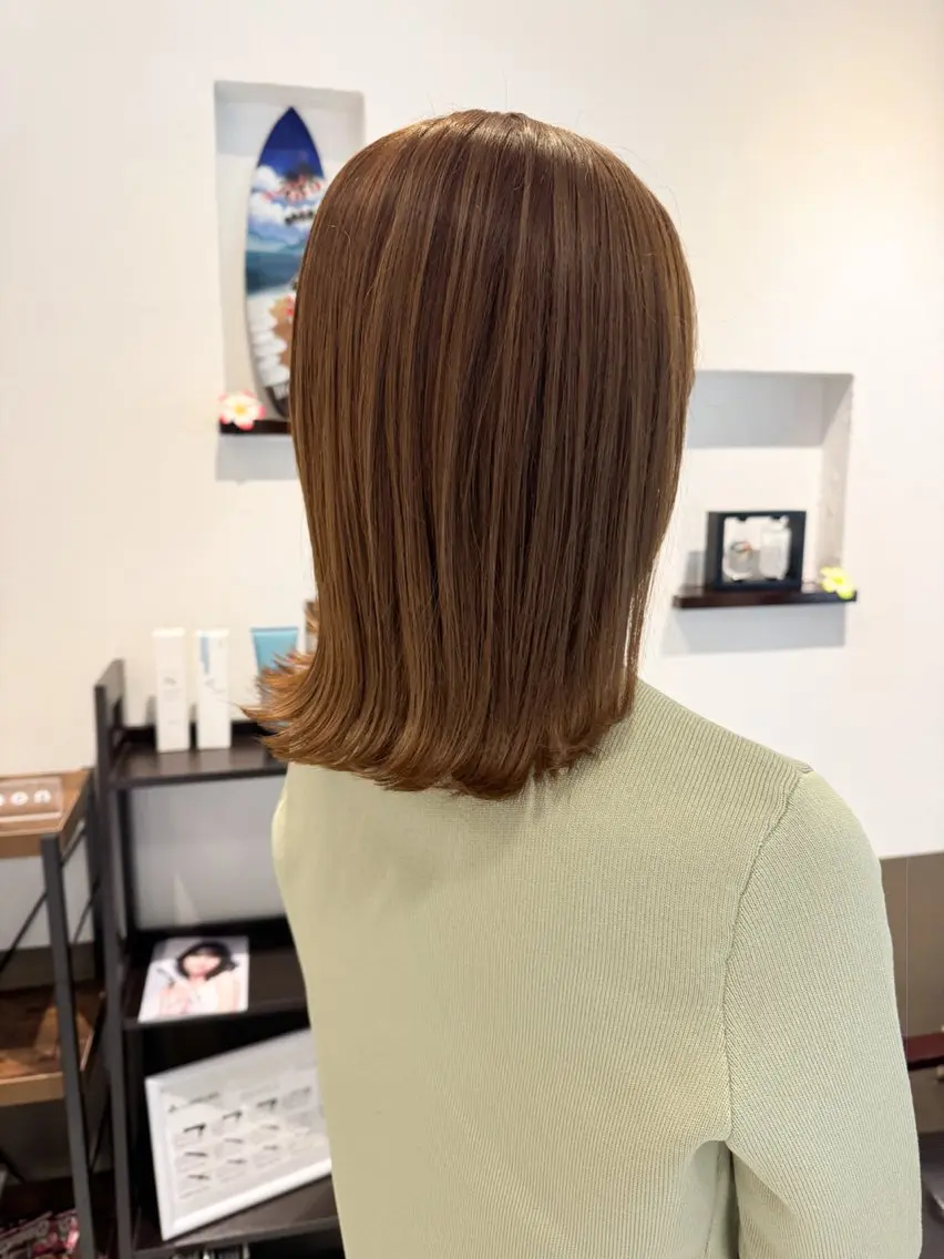 ミディアム カラー 坂井田 浩樹のヘアスタイル