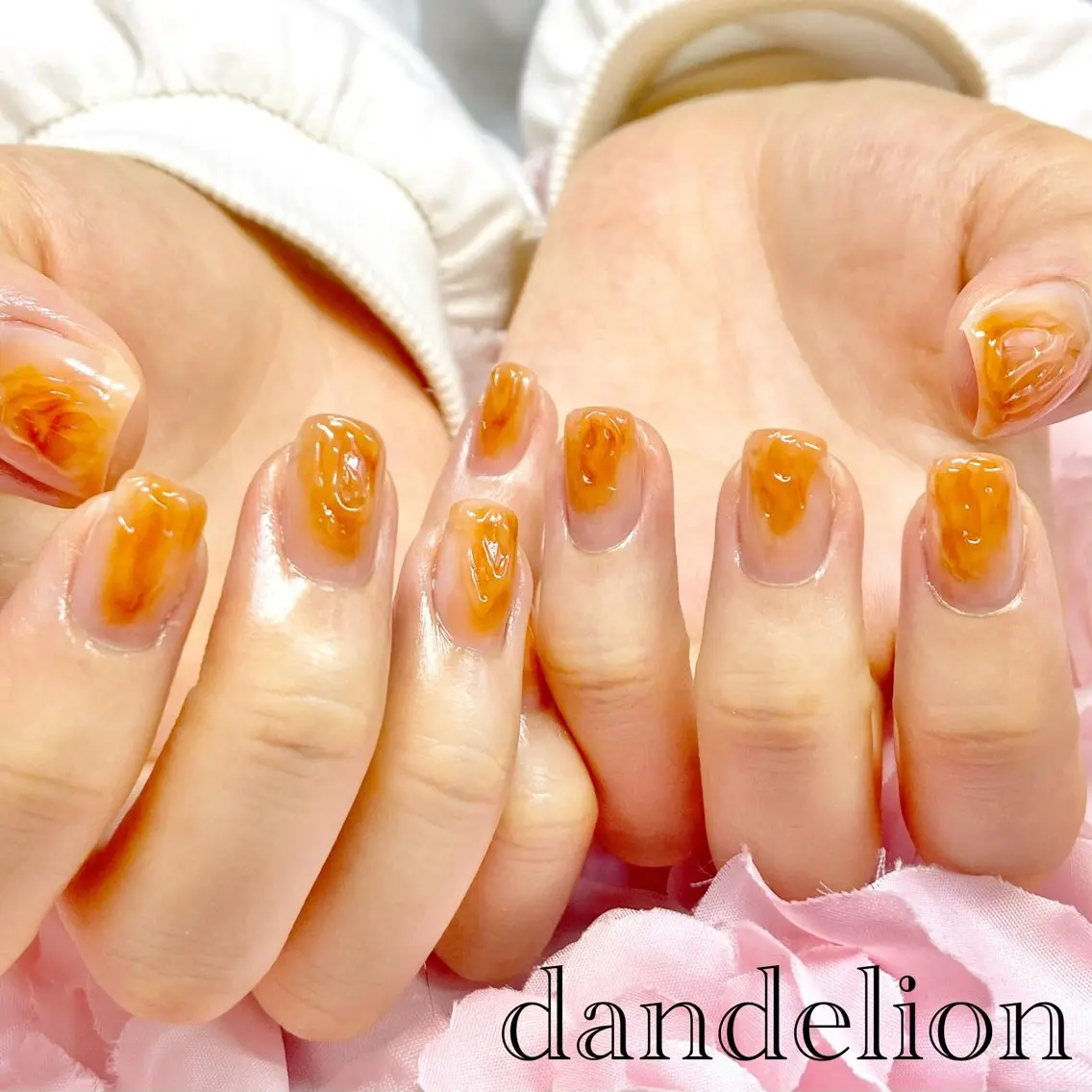 ネイル ハンドネイル ハンドケア dandelion ダンデライオンのネイルデザイン