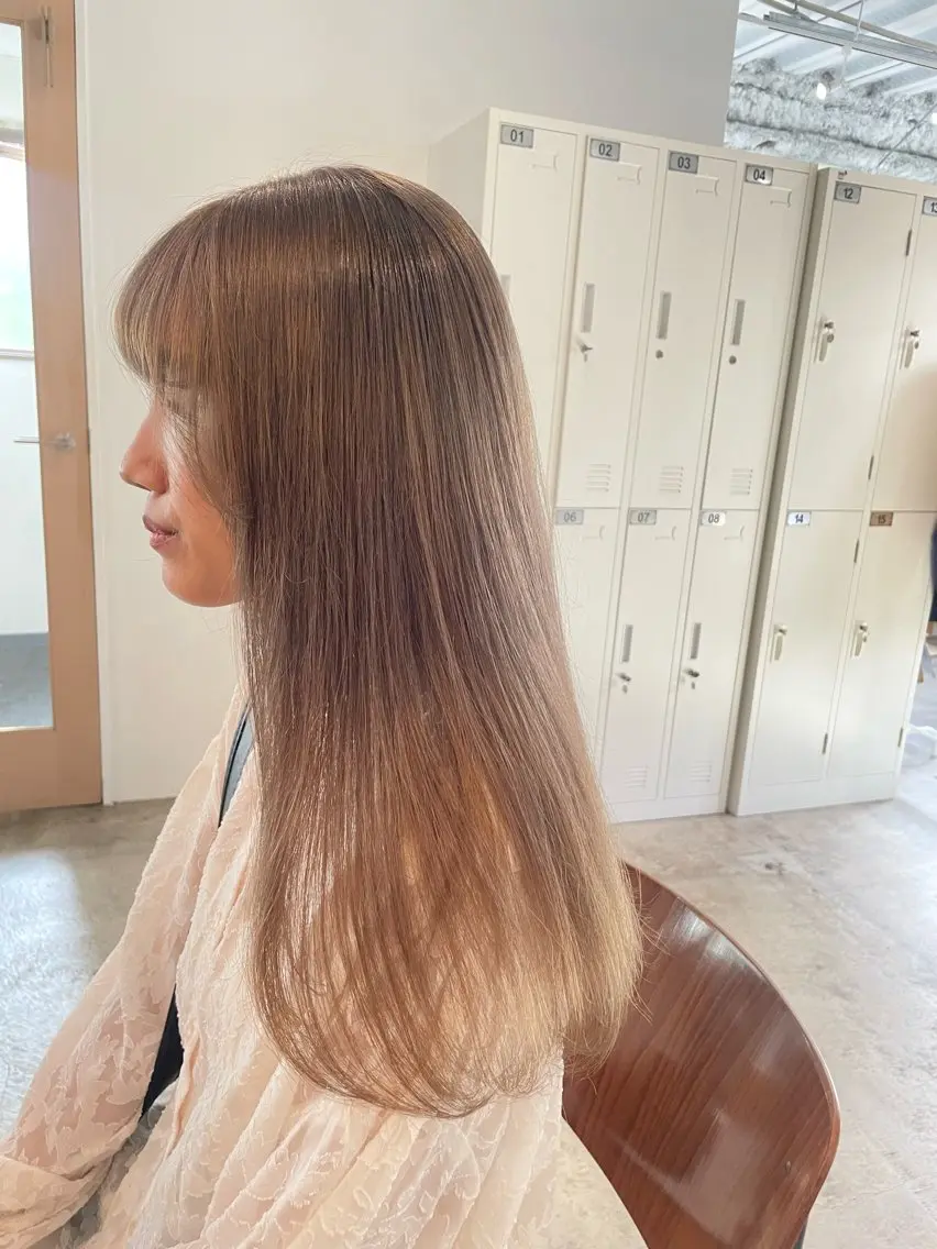 ロング カラー ヘアカラー ゆるふわガーリーst yle🩰yuukaのヘアスタイル