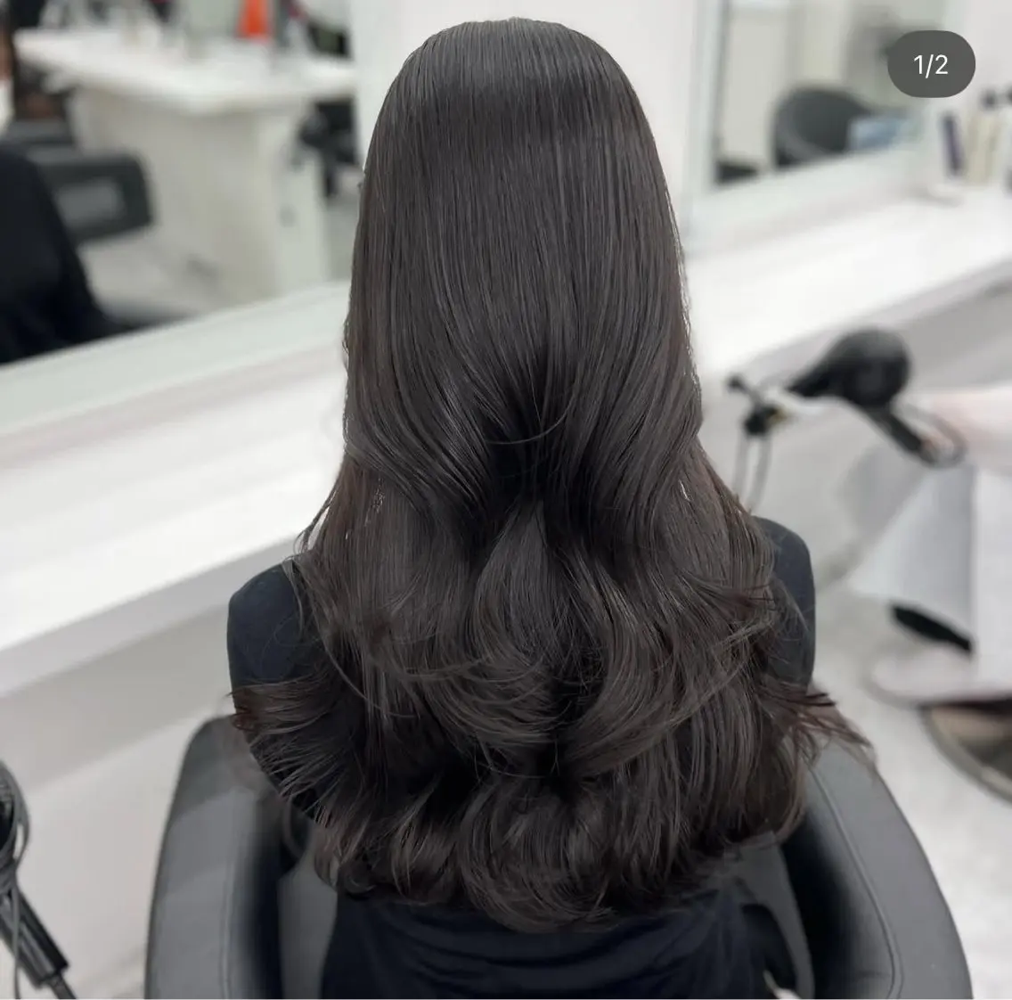 ロング カラー ヘアアレンジ カット ヘアカラー トリートメント ヘッドスパ ヘアセット 💍透明感×韓流ハイ トーン💍RYUTAのヘアスタイル