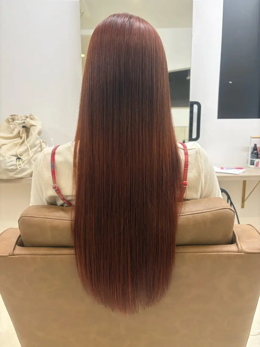 ロング カラー ルプラボウ すぎやまみほのヘアスタイル