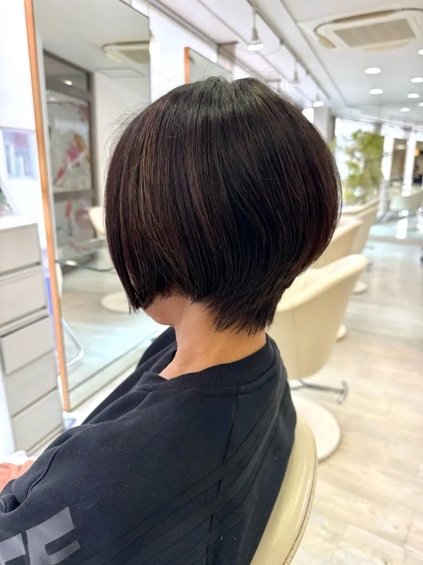 ショート カラー ハンサムショート ミセス ショートヘア カット ヘアカラー トリートメント 大宮CENTRAL 店長西川凌史のヘアスタイル