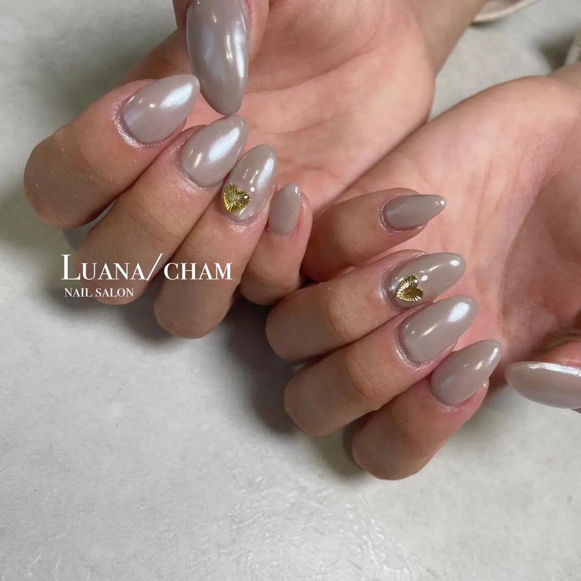 ロング ネイル ミラーネイル nail salon neigeのネイルデザイン
