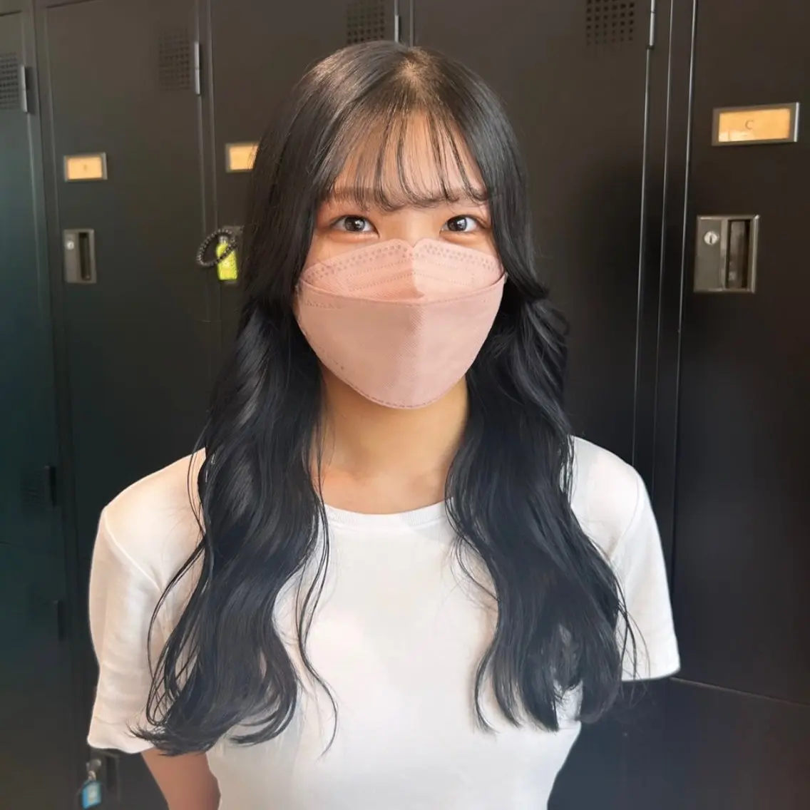 ロング カラー ブルーカラー デザインカラー 🥨HAZUKiのヘアスタイル