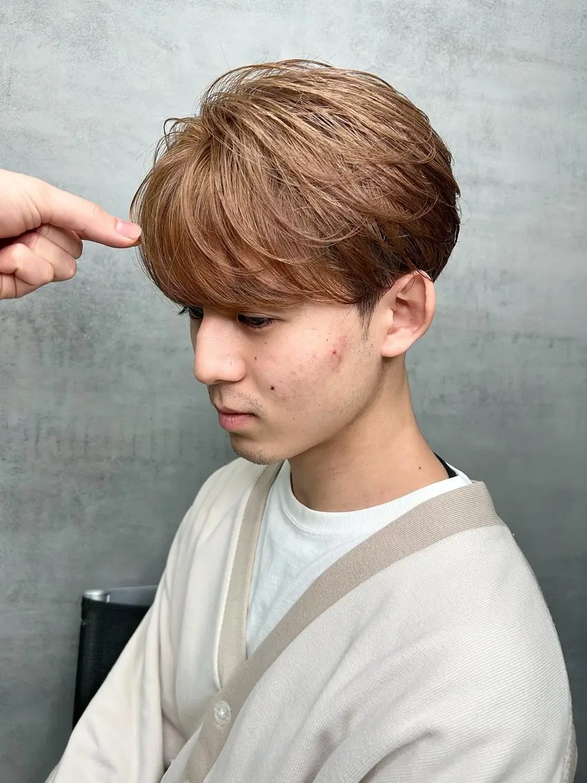 カラー メンズ 静岡 / 毛流れ特化 /下居真大のヘアスタイル