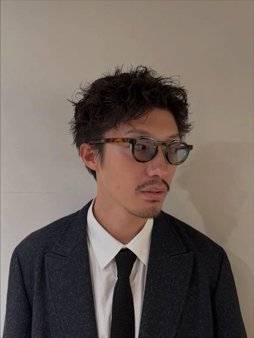 パーマ メンズ メンズパーマ メンズツイストパーマ メンズベリーショート ツイストパーマ カット パーマ メンズパーマ/ボブ 星本広海のヘアスタイル
