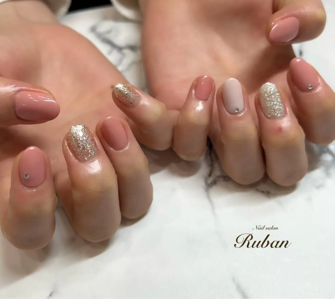 ネイル ワンカラーネイル シンプルネイル Nail salon Rubanのネイルデザイン