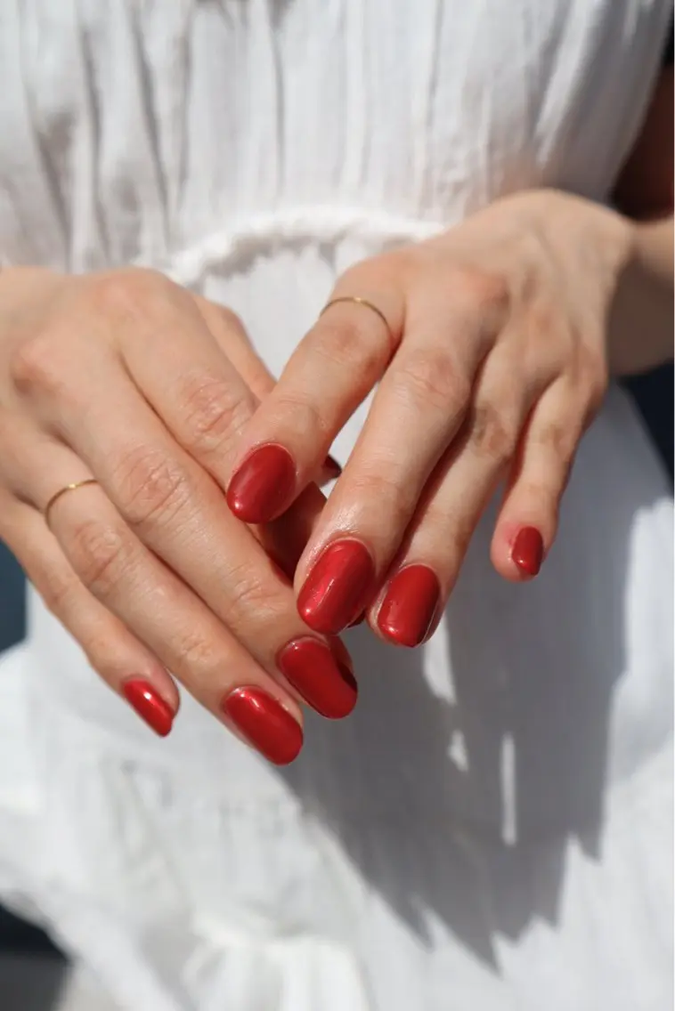 ネイル ミラーネイル ワンカラーネイル ハンドネイル chika ／ nailのネイルデザイン