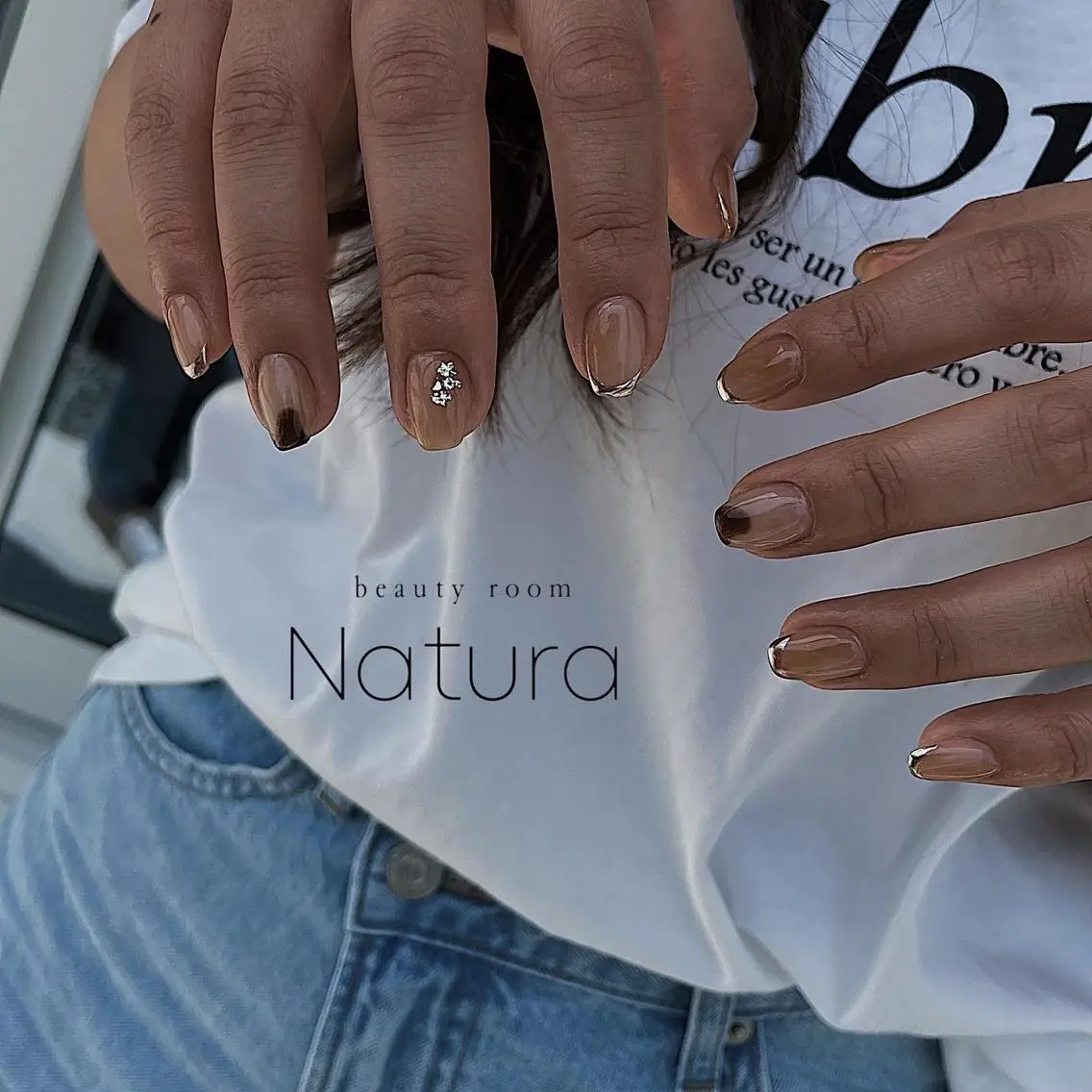ネイル マツエク・マツパ アイブロウ ハンドネイル beautyroom Naturaのネイルデザイン
