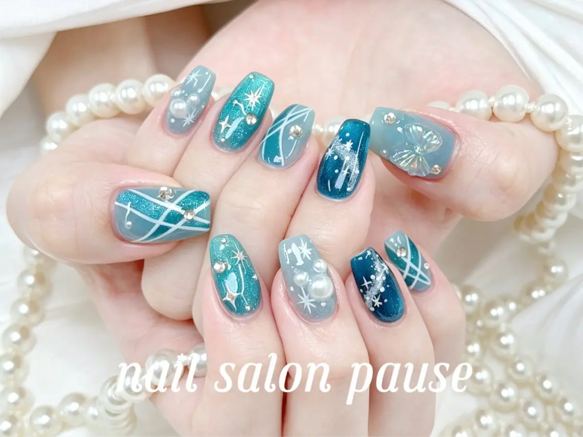 ネイル ハンドネイル ハンドケア nail salon pause✨のネイルデザイン