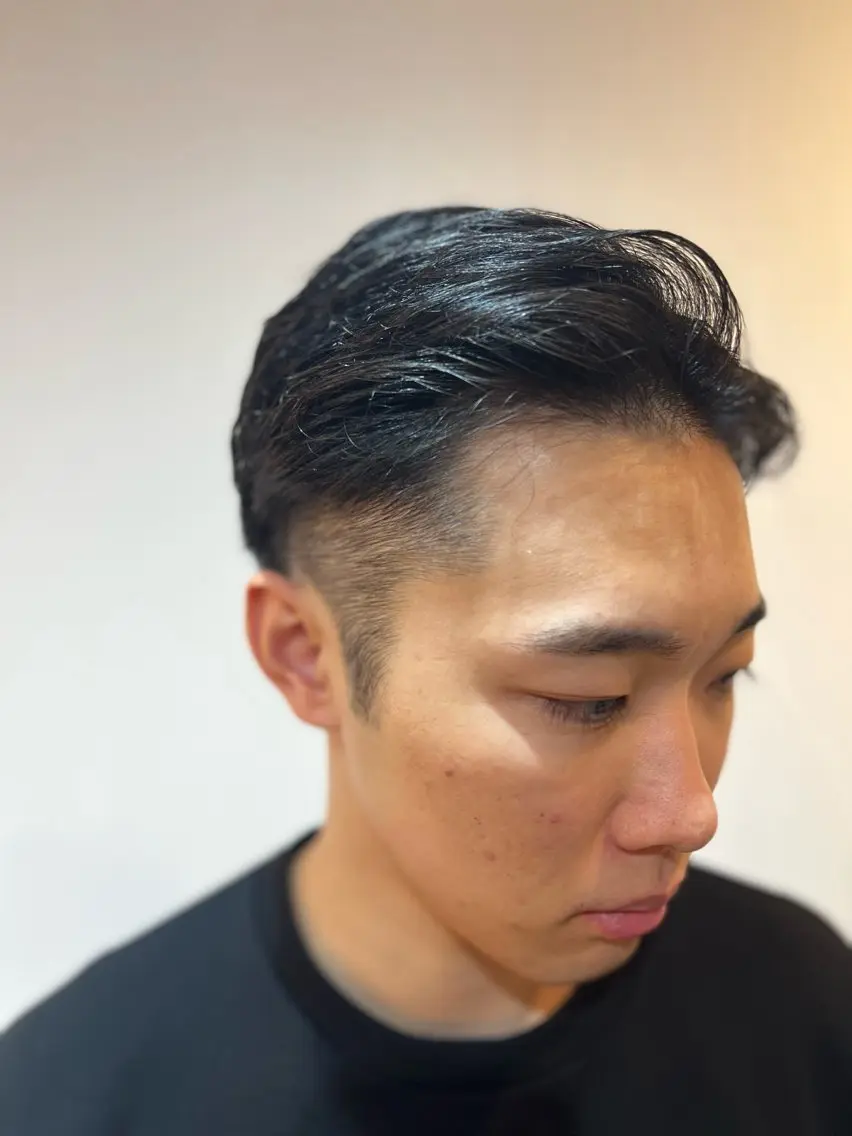 ショート メンズ ツーブロック 木村温人 カットモデル募集中のヘアスタイル