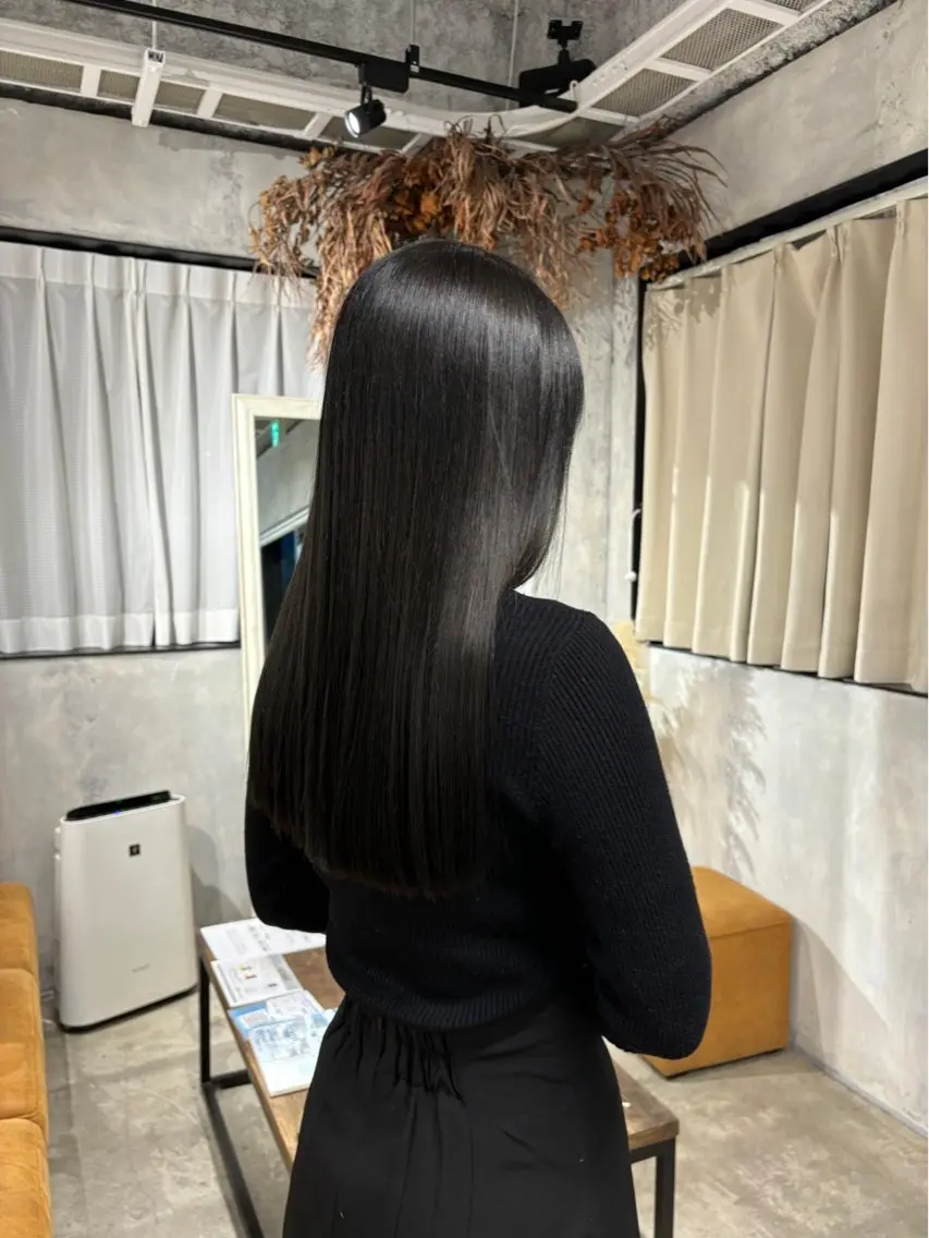 ロング カラー 似合わせカット トリートメント 山本 彩美香のヘアスタイル