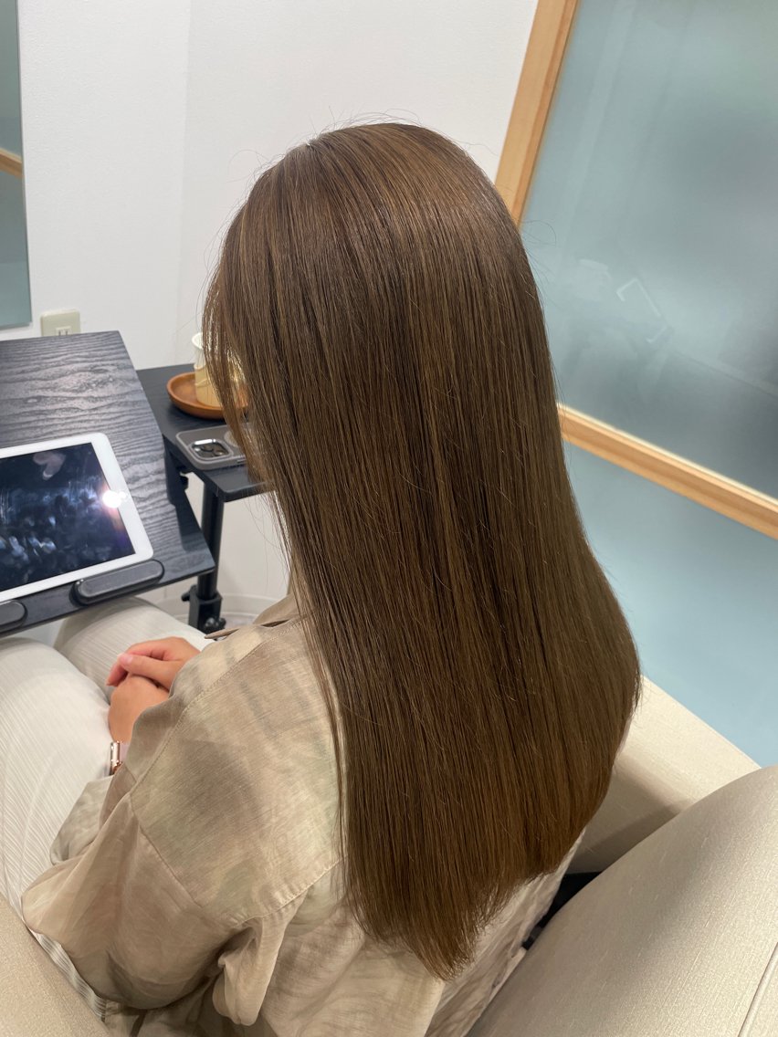 ロング カット ヘアカラー トリートメント 村上 祐香のヘアスタイル