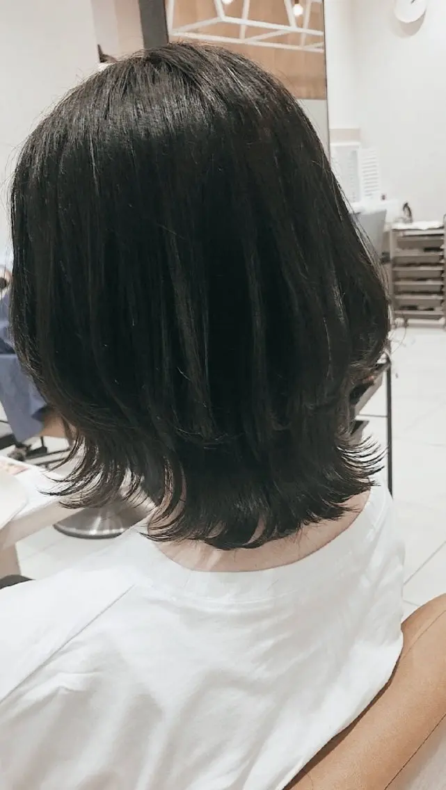 ミディアム 垢抜けパーマヘア🍯 ジルのヘアスタイル