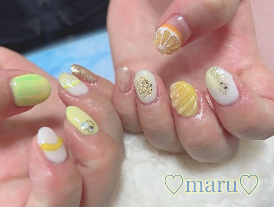 ネイル ハンドネイル フットネイル まるみ♡7/1〜値上 げ致します(>_<)のその他イメージ
