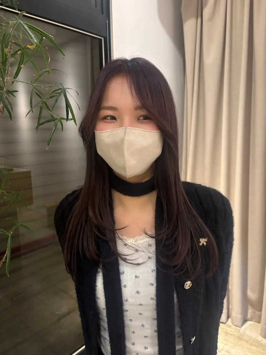 ロング カラー ブラウンカラー ラベンダーカラー ヘアカラー NAVY/ Miharuのヘアスタイル