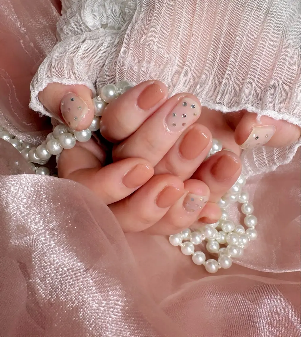 ネイル ストーンネイル ハンドネイル Nail Salon macherieのネイルデザイン