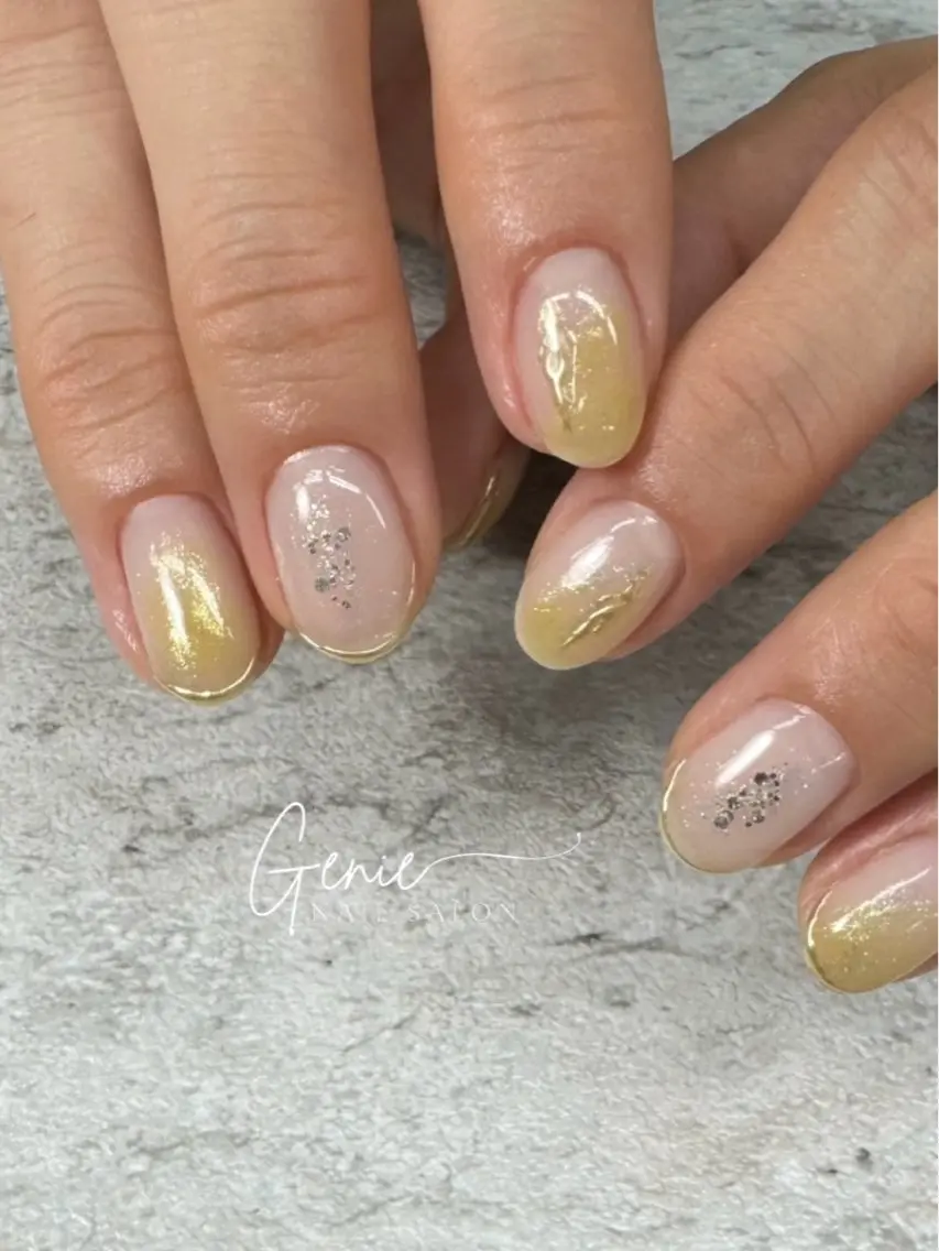 ネイル ニュアンスネイル Nail salon Genieのネイルデザイン