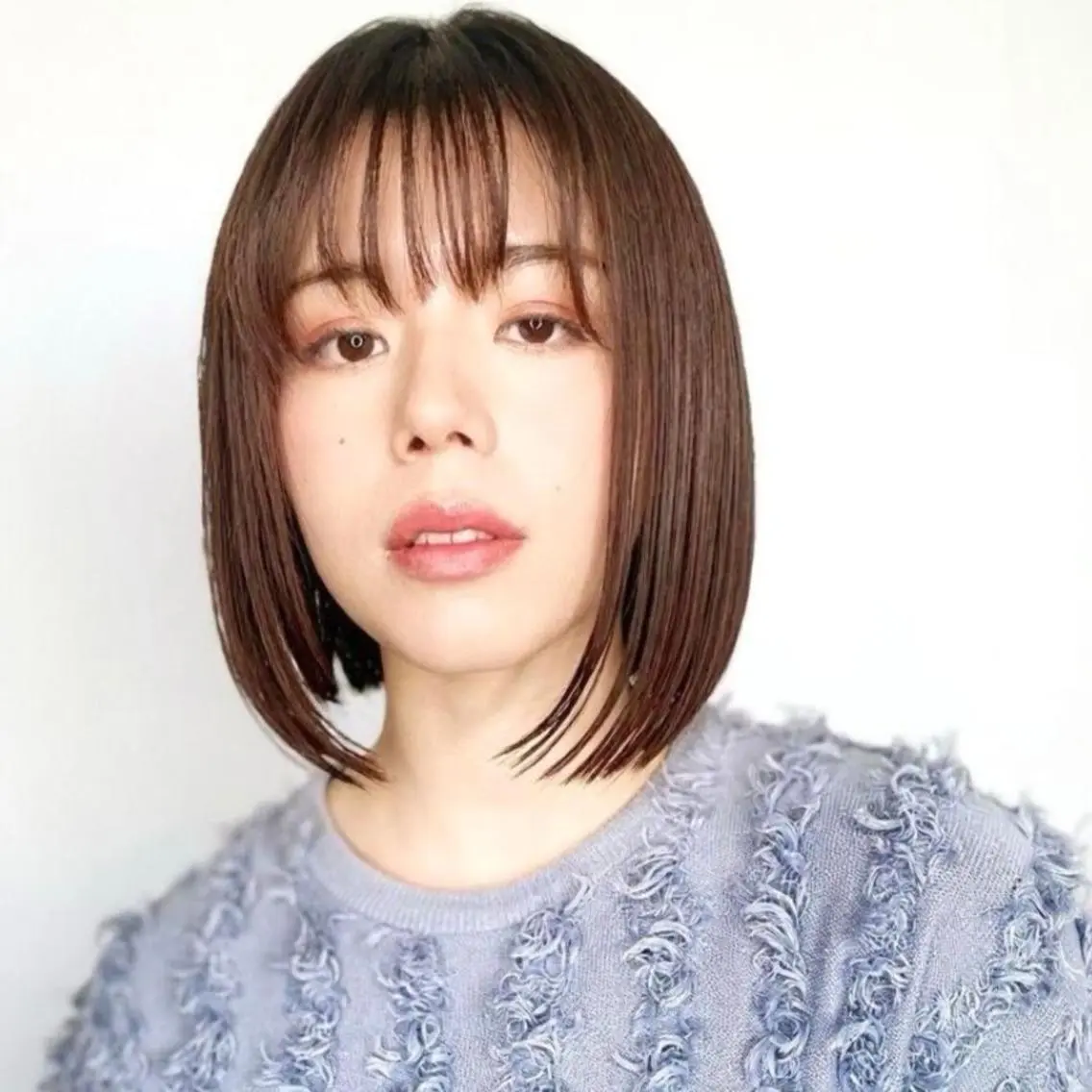 ミディアム 艶髪ストレート❇️ レイヤー❇️出町光流のヘアスタイル