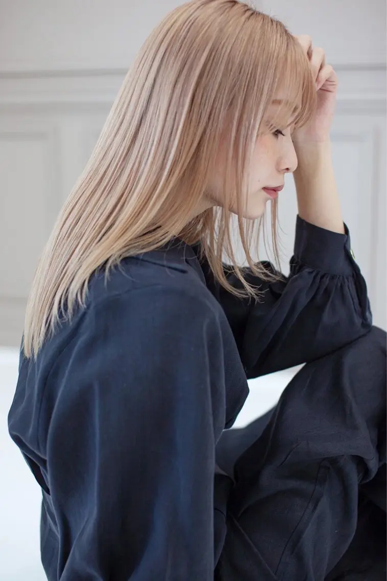 【人気No.2メニュー】カット+カラー+髪質改善トリートメント✂︎　 再来の方+¥2000の写真